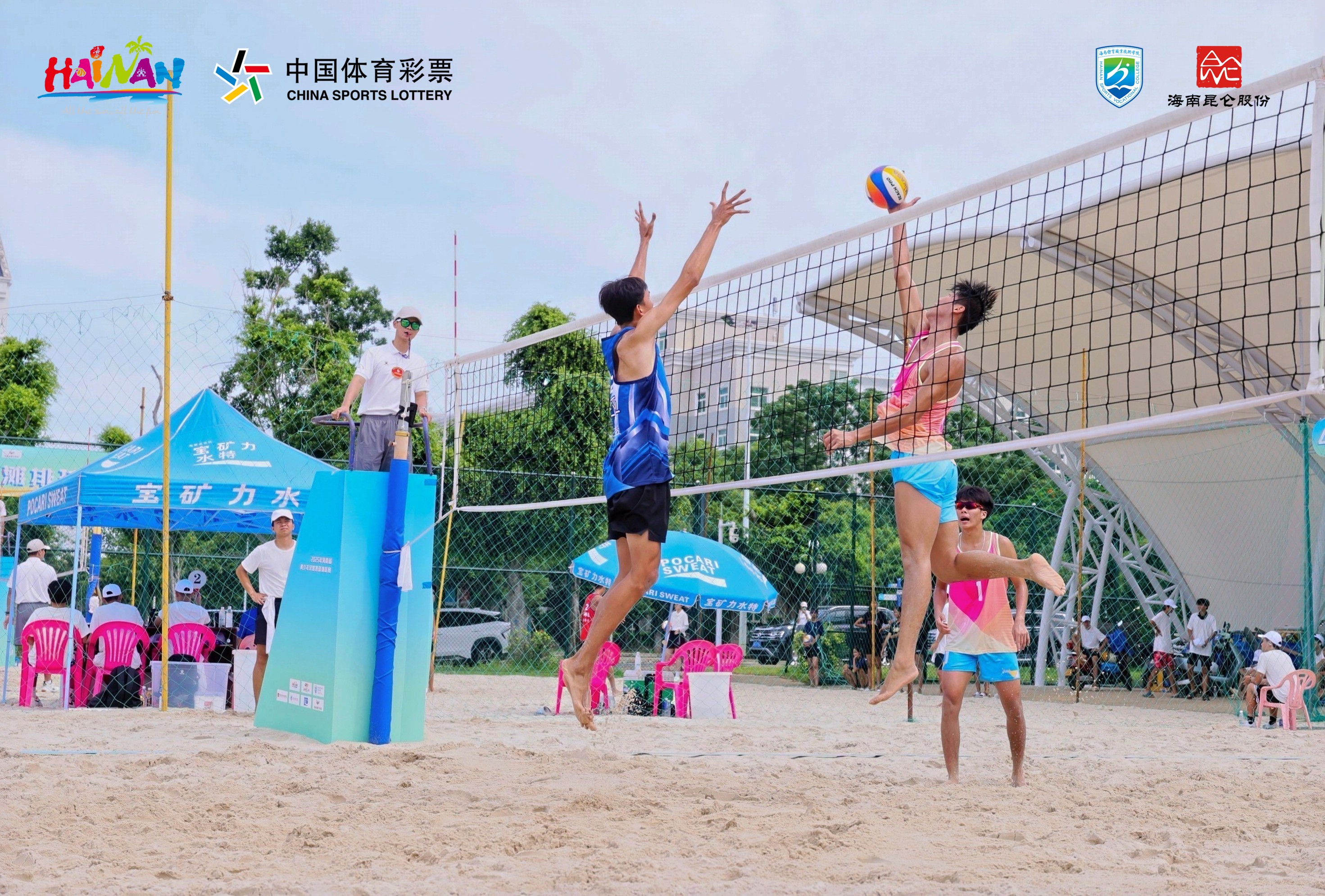 2025年海南省青少年沙滩排球锦标赛在海口激情开赛